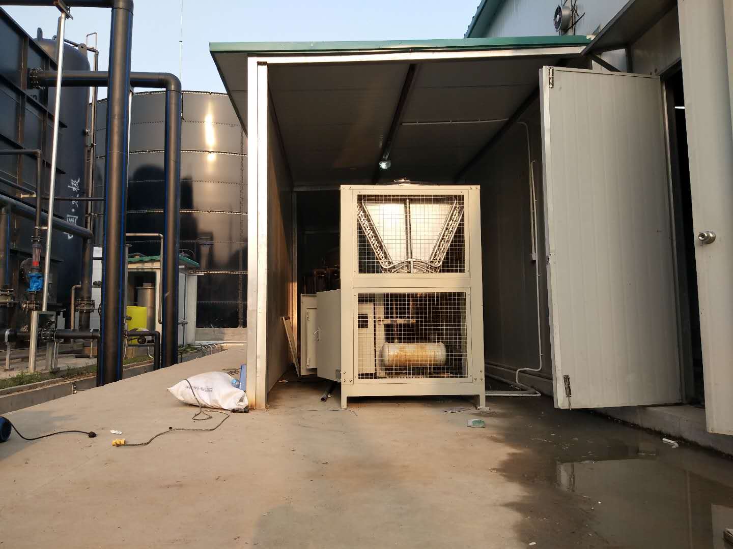 垃圾处理冷却水降温